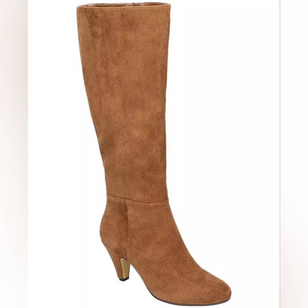 Bella Vita Women's Corinne Plus Suede Inside Zip Tall Boots